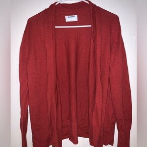 Rust color Open Cardigan